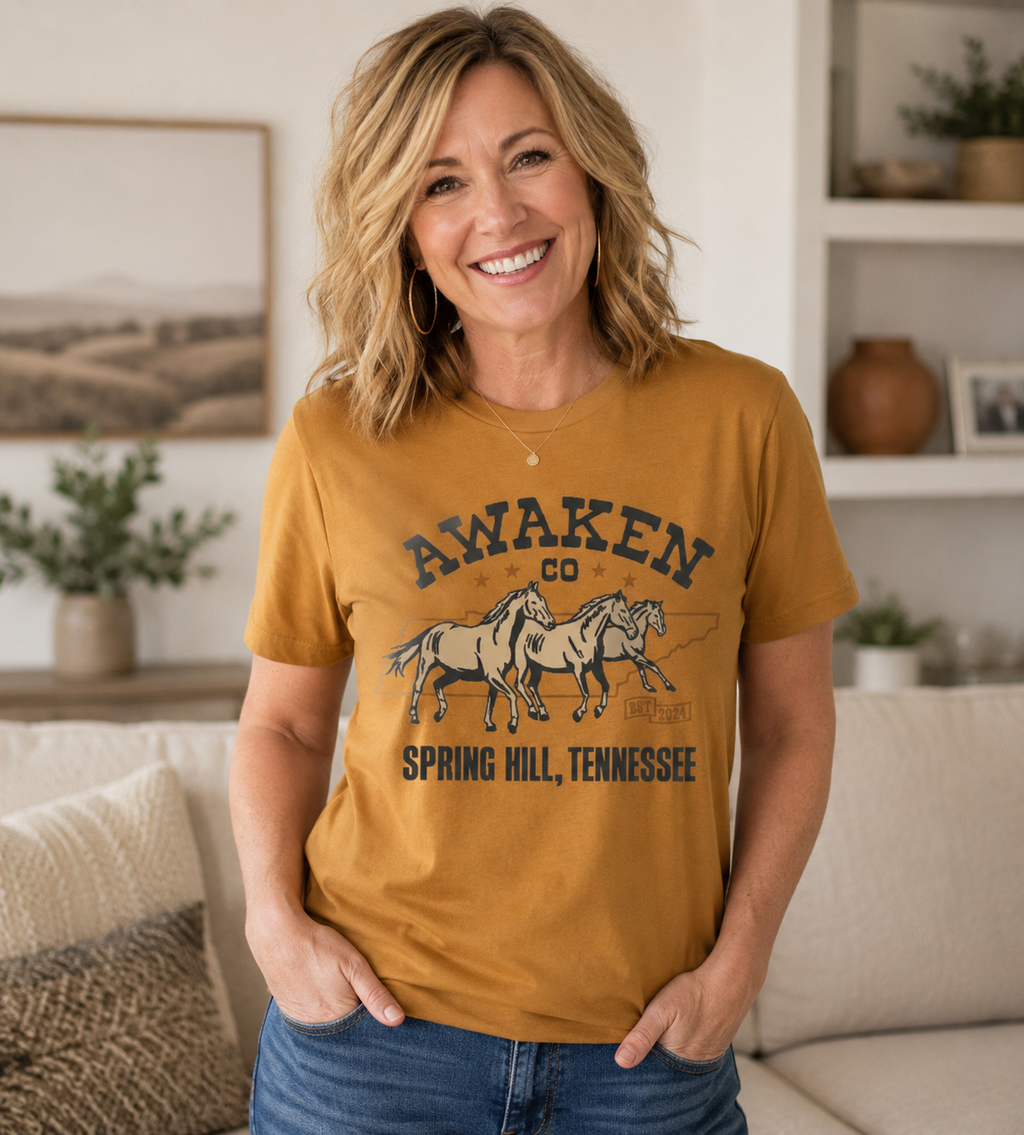 Awaken Co Horses T-Shirt