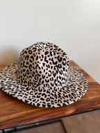 Women's Brim Hat | Leopard Print